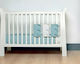 Mamas & Papas Welcome To The World Crib Bumpers Classic for the Crib Rails Light Blue 24x40cm