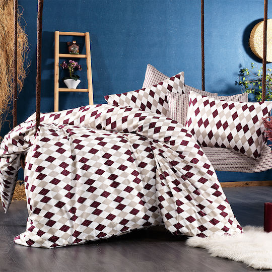 Dimcol Единичен 160x240 Diamond 326 Бургундия Dimcol Единичен 160x240 Diamond 326 Бургундия