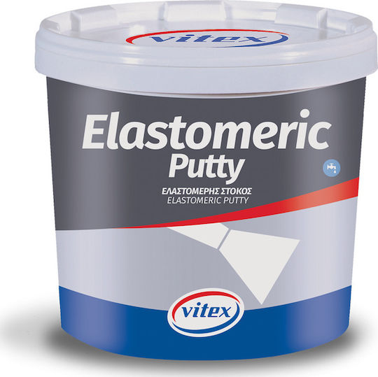 Vitex Elastomeric Putty General Purpose Filler Flexible / Acrylic Gray 800gr