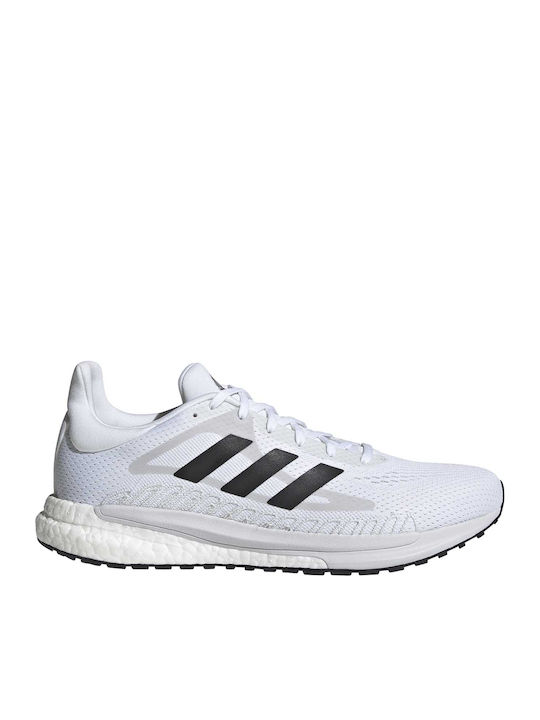 Adidas SolarGlide Ανδρικά Αθλητικά Παπούτσια Running Cloud White / Core Black / Dash Grey