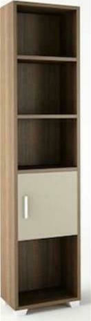No 13 Библиотека Подов Walnut-Ecru 40x30x180см