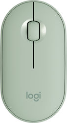 Logitech Pebble M350 Ασύρματο Bluetooth Ποντίκι Light Green