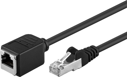 Goobay F/UTP Cat.5e (Gigabit) Cablu De Rețea Ethernet 3m Negru