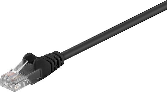 Goobay U/UTP Cat.5e (Gigabit) Καλώδιο Δικτύου Ethernet 20m Μαύρο