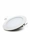 Atman Rotund Încastrat Panou LED Putere 24W cu Alb Cald Lumini 30x30cm.