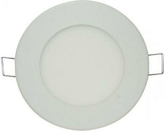 Atman panel Round Recessed LED Panel 12W with Natural White Light 4000K 17cm