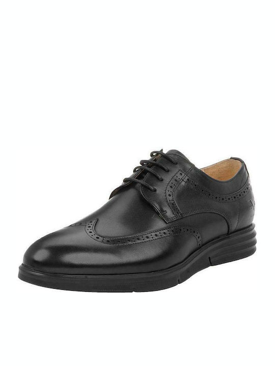 19V69 YOD495-14 Leder Herren Oxfords Schwarz