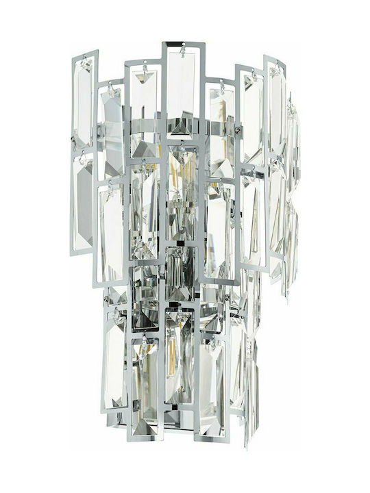 Eglo Calmeilles Lamp Wall Silver 21.5x21.5cm