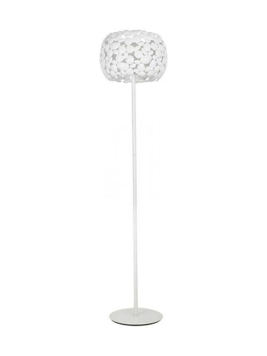 Fan Europe Dioniso Floor Lamp H163xW40cm. with Socket for Bulb E27 White