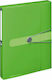 Herlitz Пластмаса Кутия за файлове с копче Зелен 1бр