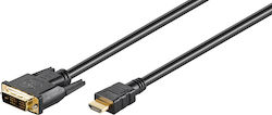 Goobay Kabel DVI-D-Stecker - HDMI-Stecker 5m Schwarz (51582) Goobay Kabel DVI-D-Stecker - HDMI-Stecker 5m Schwarz (51582)