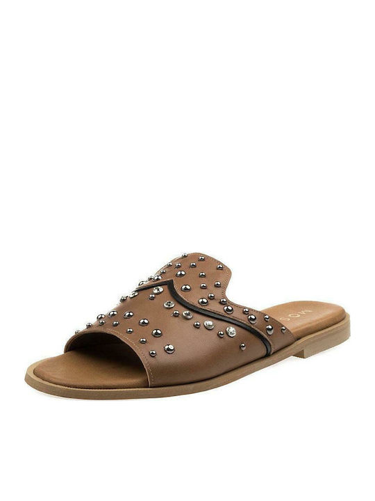 Studio Leather Women's Sandals Tabac Brown