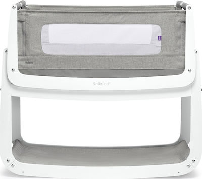 Snuz Cradle SnuzPod 4 with Mattress and Side Opening Dusk Grey