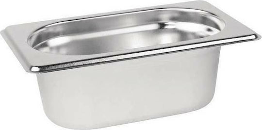Ready Σκεύος Gastronorm Ανοξείδωτο GN1/9 με Βάθος 65mm
