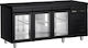 Inomak Commercial Refrigerator 421lt with 3 Doors 0/+10°C L179xD70xH87cm