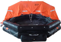 Eval Liferaft Πνευστή Σωσίβια Σχεδία Solas Ριπτόμενου Τύπου Άτομα 10 03564-10A