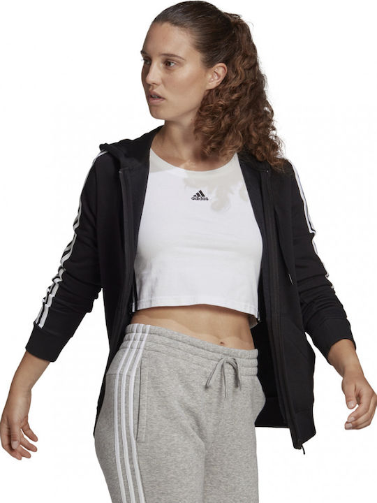 adidas Essentials Γυναικεία Ζακέτα Φούτερ με Κο...