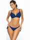 M-631 Set Bikini με Ελαφριά Ενίσχυση Navy Μπλε