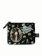 Santoro “Black Pearl” Kids Wallet with Coins with Zipper Black