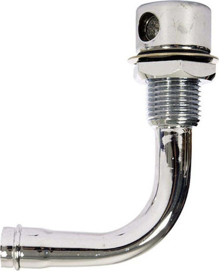 Eval Boat Ventilator για Ρεζερβουάρ Καυσίμου with 14.3mm Diameter SIlver