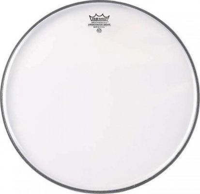 Remo Ambassador Clear Hazy Δέρμα κάσας για Ντράμς 12"