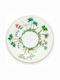 PiP Studio Jolie Dots Plate Desert made of Porcelain White - Gold with Diameter 17cm