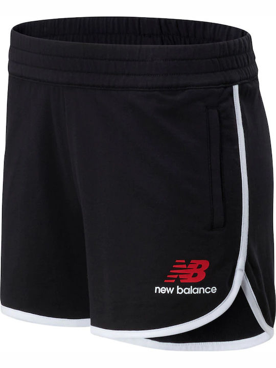 New Balance Essentials Αθλητικό Γυναικείο Σορτς Μαύρο