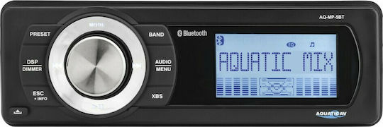 Eval Aquatic AV Ηχοσύστημα Σκάφους 45W Αδιάβροχο με Bluetooth Μαύρο