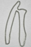 Chain for handbags Metal thin Nickel 110cm 6mm 18161