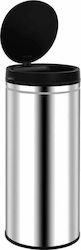 vidaXL Metallic Waste Bin 80lt with Motion Sensor Inox