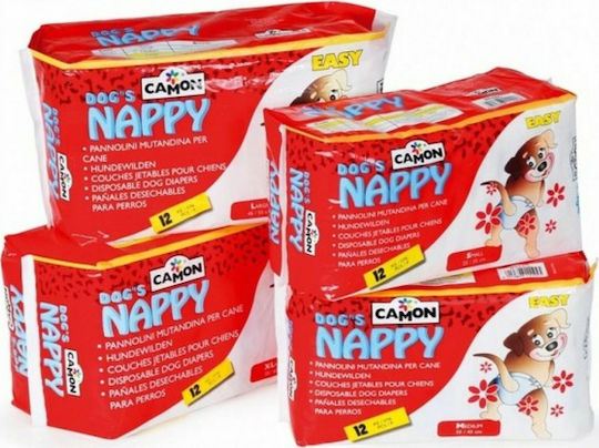 Camon Dog's Nappy Пелени за кучета Голям 45-55см. 12бр Large 45см 12бр