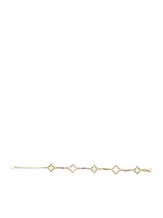 14K Gold Bicolor bracelet BR5110O