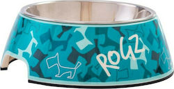 Rogz Bubble Metallic Bowls Dog Food & Water Blue 750ml