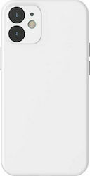 Baseus Liquid Silica Gel Back Cover Ivory White (iPhone 12 mini)