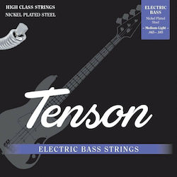 Tenson E-Bass Nickel Σετ Χορδών Nickel Plated Steel 45 - 105" Medium/Light