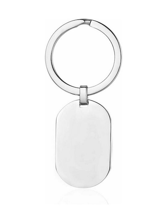 Kosmima Shop Keychain Metallic Silver