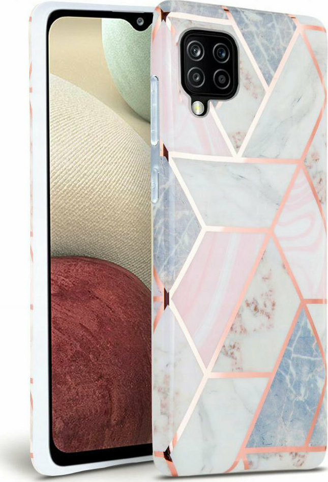 TechProtect Marble Back Cover Σιλικόνης Ροζ (Galaxy A12) Skroutz.gr