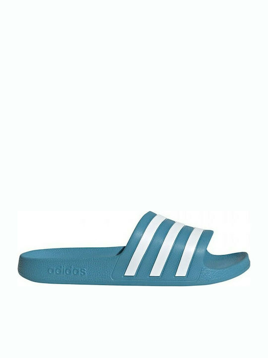 Adidas Adilette Frauen Flip Flops in Hellblau Farbe