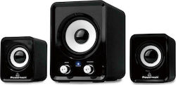 Powertech PT-843 2.1 Speakers 3W Black