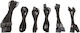 Corsair SF Series Premium Individually Sleeved PSU Cable Kit Периферни - Периферни Кабел 0.5м Черен (CP-8920202)