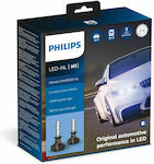 Philips Lămpi Autoturismului Ultinon Pro9000 H1 LED 5800K Alb rece 12-24V 18W 2buc