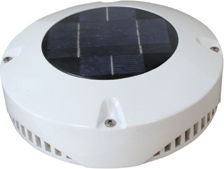 Lalizas Solar Powered Boat Ventilator with 200mm Diameter White