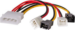Akyga Molex cu 4 pini - Ventilator cu 2 pini Cablu 0.15m Alb (AK-CA-34) Akyga Molex cu 4 pini - Ventilator cu 2 pini Cablu 0.15m Alb (AK-CA-34)