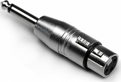 Invotone AD350 Конвертор 6.3mm Мъжки в XLR Мъжки Сребрист 1 Брой