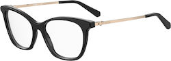Moschino Damen Brillengestell Schmetterling Sch...