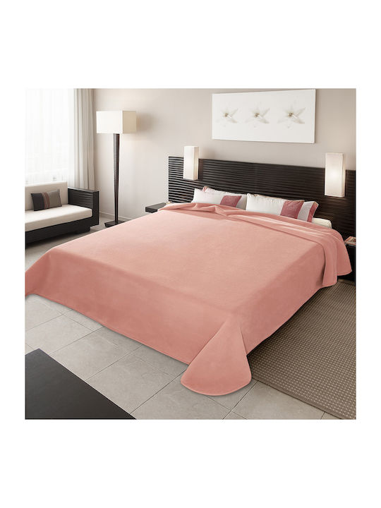 Belpla Ster Κουβέρτα Ισπανίας Βελουτέ Μονή 160x220εκ. Caramel