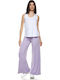 Women's Summer Cotton Sleeveless White Blouse