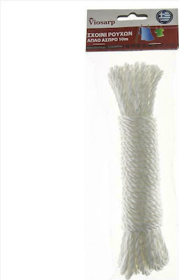 Viosarp Washing Line Rope White 10m