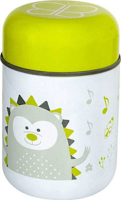 Bbluv Baby Food Thermos Stainless Steel Lime 300ml