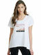 BodyTalk 1211-907228 Γυναικείο Αθλητικό T-shirt Λευκό